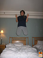hotel bed jumping 6
